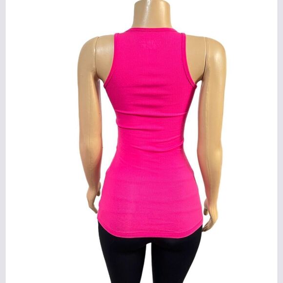Victorias Secret I Do Bride Collection Ribbed Sequin TEAM BRIDE tank top Pink XS - Picture 5 of 8